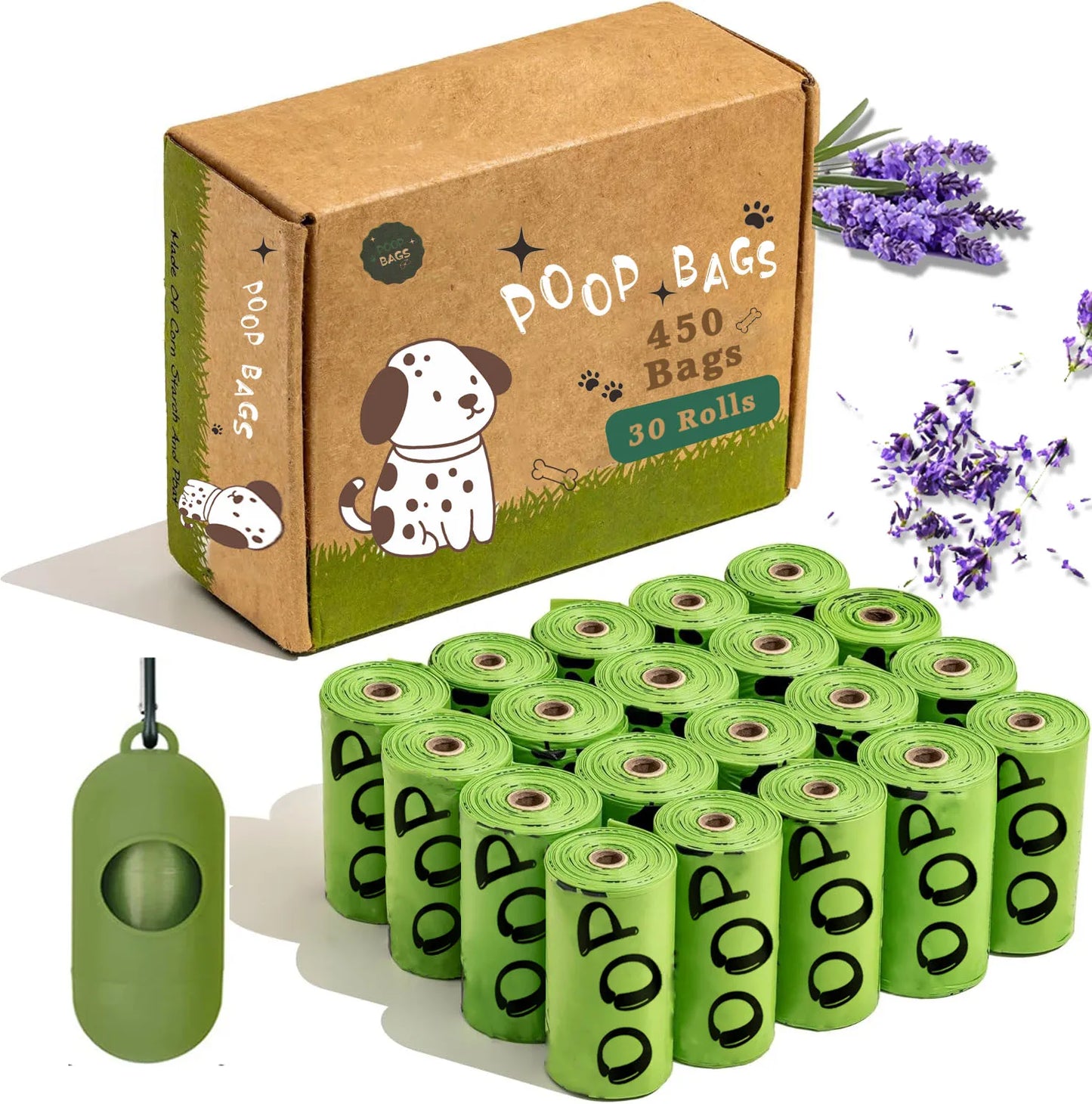 Eco-Friendly Lavender Dog Waste Bags™